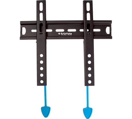 Настенный стальной кронштейн KROMAX для TV 15-42 max 35кг 0 ст св. VEGA-13 black