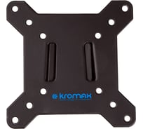 Настенный стальной кронштейн KROMAX для TV 15-32 max 20 кг, 0 ст св., от стены 9мм. VEGA-3 black
