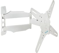 Настенный стальной кронштейн KROMAX для TV 22-65 max 40кг 5 ст св, нак. +5-15 ATLANTIS-40 white