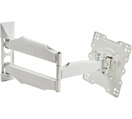 Настенный стальной кронштейн KROMAX для TV 22-65 max 40кг 5 ст св, нак. +5-15 ATLANTIS-40 white
