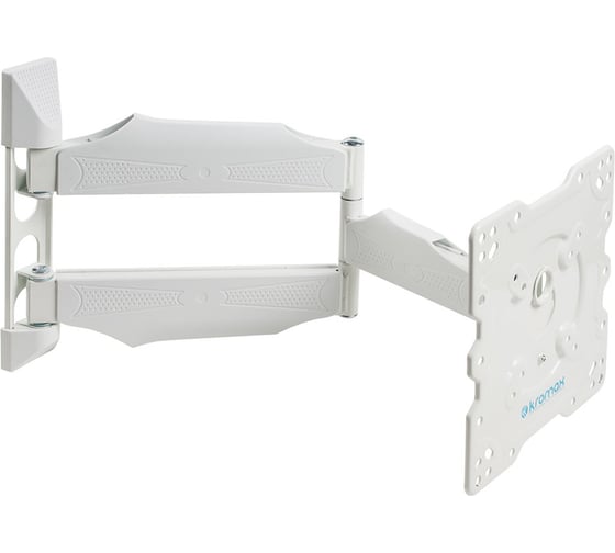 Настенный стальной кронштейн KROMAX для TV 22-65 max 40кг 5 ст св, нак. +5-15 ATLANTIS-40 white