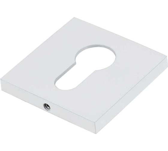 Накладка под евроцилиндр ADDEN BAU SC SQ-001 WHITE Белый 940002023103