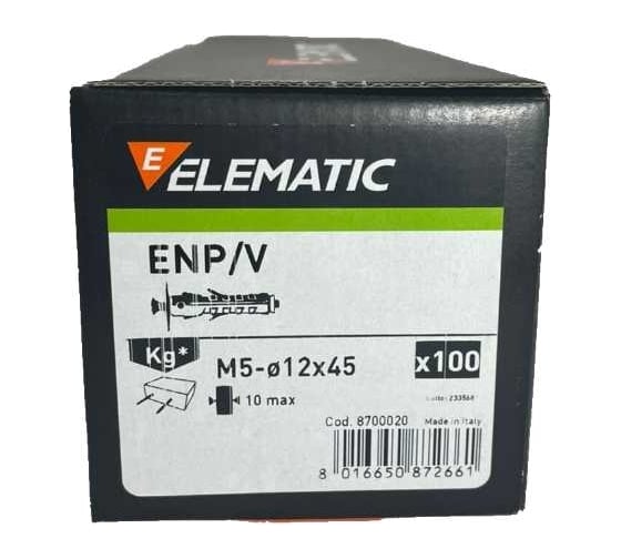 Дюбель с металлической шляпкой Elematic ENP/V 12x45 VIT 8700020
