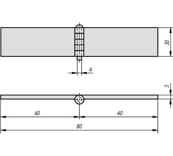 Шарнир KIPP K1140.04030040