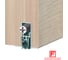Автоматический порог ATHMER Isolporte Omega Silicone single L=530мм ригель на стороне петель 82151 2