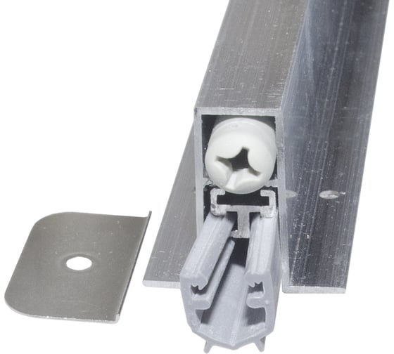 Автоматический порог ATHMER Isolporte Omega Silicone single L=1130мм ригель на стороне петель 82162 1