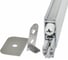 Автоматический порог ATHMER Isolporte Standard Silicone single L=630мм ригель на стороне петель 82028 1