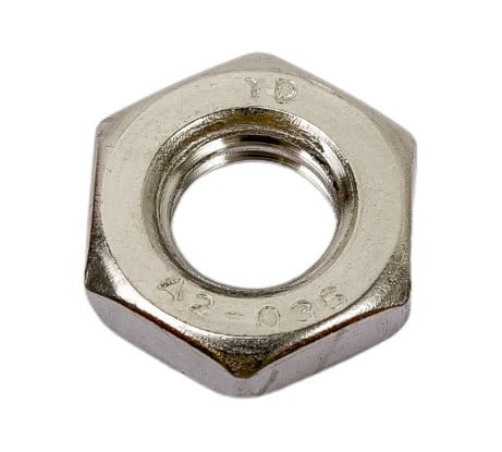 Гайка Госкреп низкая шестигр. DIN 439 М10 нержав. сталь 2 шт 10-0024310