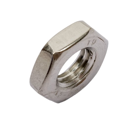 Гайка Госкреп низкая шестигр. DIN 439 М10 нержав. сталь 2 шт 10-0024310