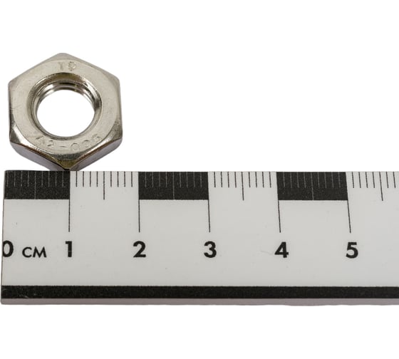 Гайка Госкреп низкая шестигр. DIN 439 М10 нержав. сталь 2 шт 10-0024310
