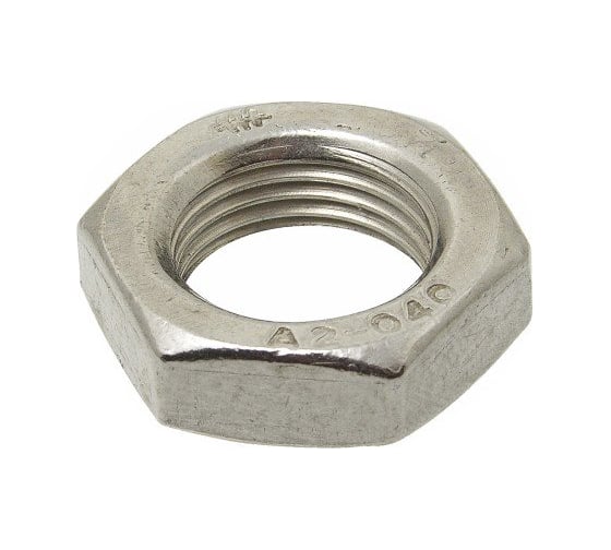 Гайка Госкреп низкая шестигр. DIN 439 М10 нержав. сталь 2 шт 10-0024310 ...