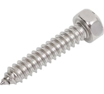 Саморез КРЕП-КОМП с шестигранной головой, нержавейка, DIN7976 А2, 6.3x32, 200 шт. шшн6332