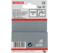 Скоба (T57; набор 1000 шт; 6 мм) для степлера Bosch 2609200229