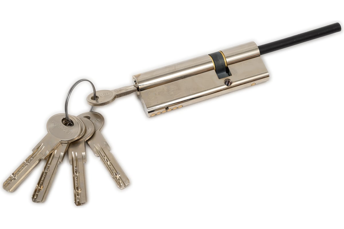 Цилиндровый механизм ГАРДИАН GB (61/31/70SH) Ni 5 ключей TERMO 33734 ...