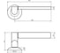 Комплект для двери Фабрика Замков FZ SET 49 L 100 GF 115359 6