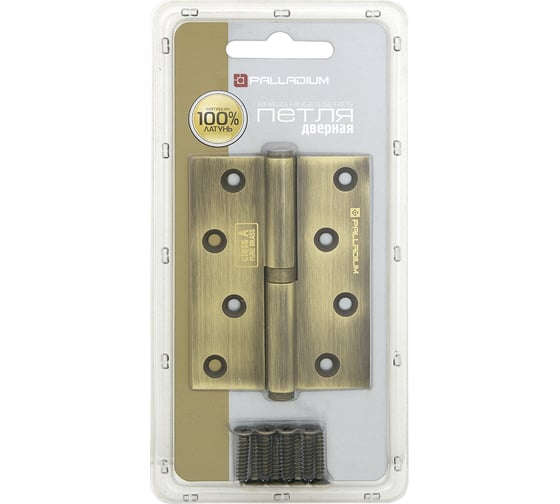 Дверная петля Palladium N 613-4" AB левая 114388