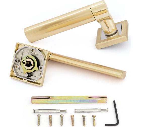 Дверная ручка Palladium Oscar SG/GP 114484
