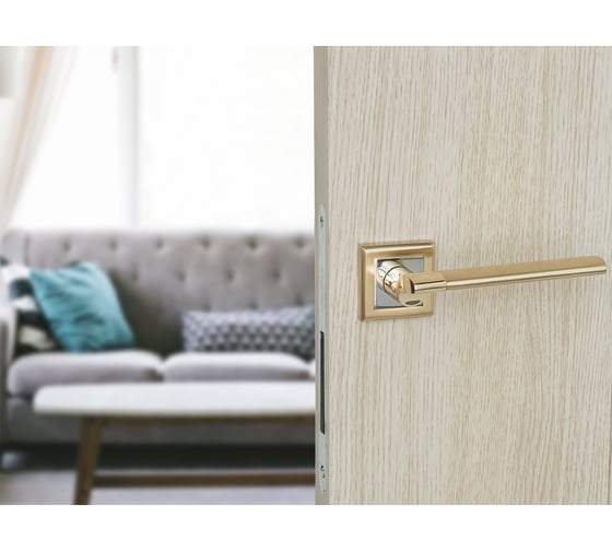 Дверная ручка Palladium Oscar SG/GP 114484