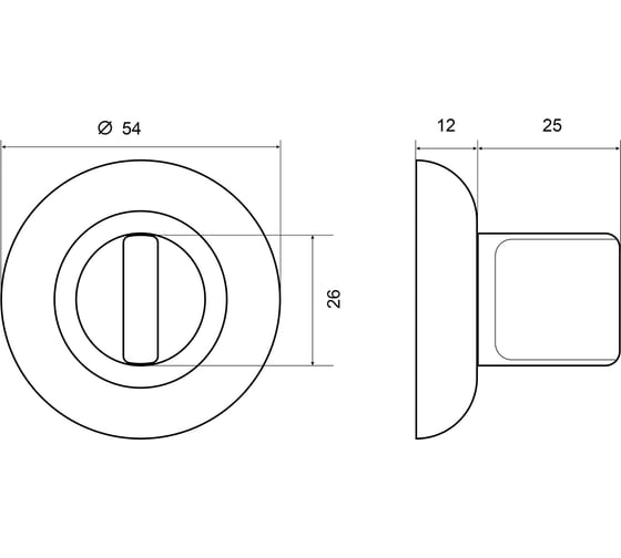 Накладка фиксатор Palladium H BK SN 115353