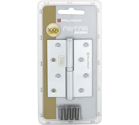 Дверная петля Palladium N 613-4" PC правая, блистер 114395