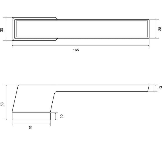 Дверная ручка Palladium Pasmore X SN 115314