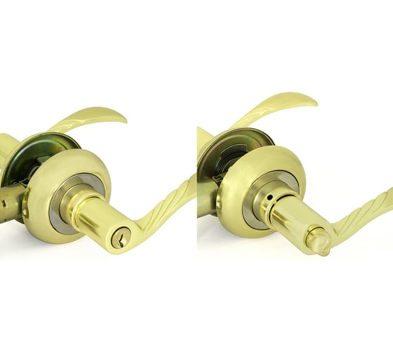 Ручка защелка Palladium 802 SB/PB ET 109092