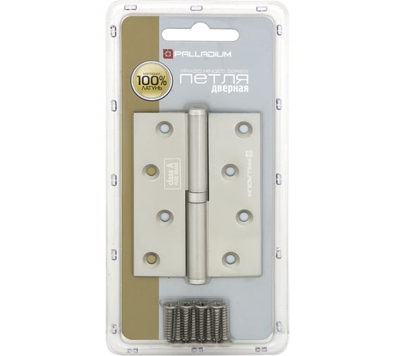 Дверная петля Palladium N 613-4" PN правая, блистер 114398