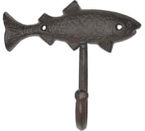Декоративный крючок Репка Рыба EDCJ051 чугун 47044