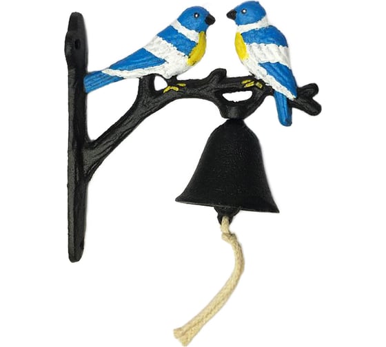 Декоративный колокольчик Репка Пташки EDDB038C чугун, цветной 47764 1