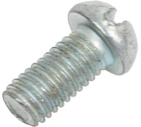 Винт НАЮ М8x16 мм, цинк, ГОСТ 17473-80, полукруглая головка, прямой шлиц, 50 штук Винт8х16