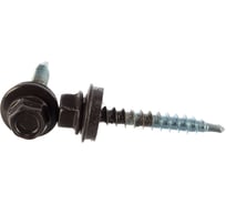 Кровельный саморез Tech-Krep КРс ZP 4.8x35 8019 темно-коричн 250 шт R УТ-00012117