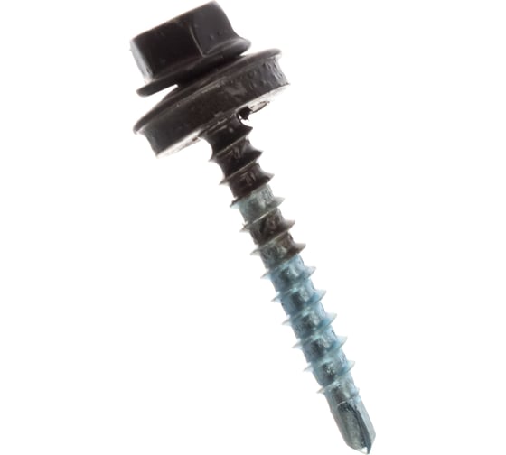Кровельный саморез Tech-Krep КРс ZP 4.8x35 8019 темно-коричн 250 шт R УТ-00012117