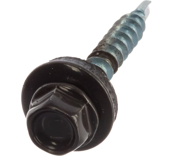 Кровельный саморез Tech-Krep КРс ZP 4.8x35 8019 темно-коричн 250 шт R УТ-00012117
