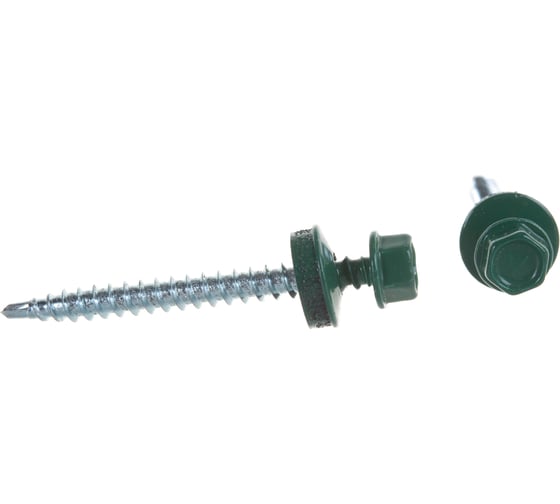 Кровельный саморез Tech-Krep КРс ZP 4.8x51 6002 светло-зелен 150шт 00003041