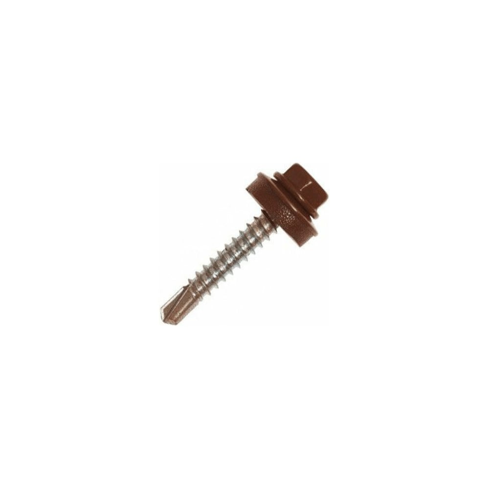 Кровельный саморез Tech-Krep КРс ZP 4.8x35 8017 шок-корич 3000шт ...