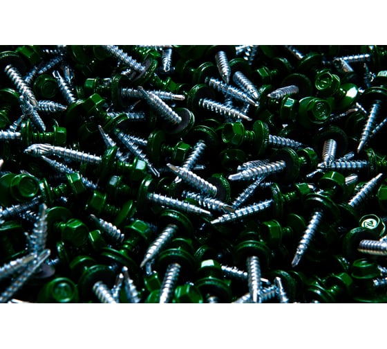 Кровельный саморез Tech-Krep КРс ZP 4.8x35 6002 светло-зелен 3000шт 00002459
