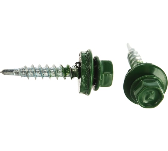 Кровельный саморез Tech-Krep КРс ZP 4.8x29 6002 светло-зелен 250шт R УТ-00013997
