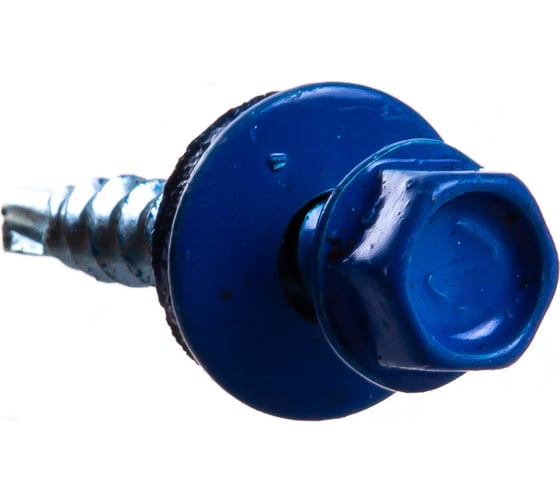 Кровельный саморез Tech-Krep КРс ZP 4.8x29 5005 ярко-син 250шт R УТ-00011903