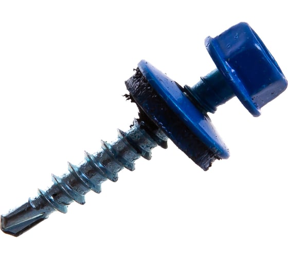Кровельный саморез Tech-Krep КРс ZP 4.8x29 5005 ярко-син 250шт R УТ-00011903