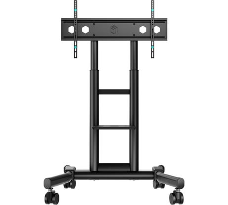 Стойка мобильная ONKRON для ТВ и профессиональных дисплеев 43"-75", макс. 70 кг, черная TS1551 TS1551-B