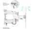 Наклонно-поворотный кронштейн для телевизора 32-75 ONKRON M15 White M15W 5