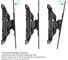Наклонно-поворотный кронштейн для телевизора 32-75 ONKRON M15 Black M15B 5