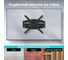 Наклонно-поворотный кронштейн для телевизора 40-75 ONKRON M5 Black M5B 10