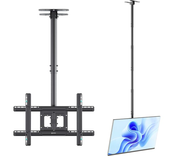 Потолочный кронштейн для телевизора 32-80 ONKRON Black N2L