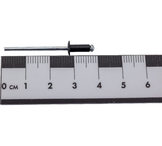 Крашенная заклепка КРЕП-КОМП алюм/сталь 3,2х8 RAL9005 1000 шт зк3289005