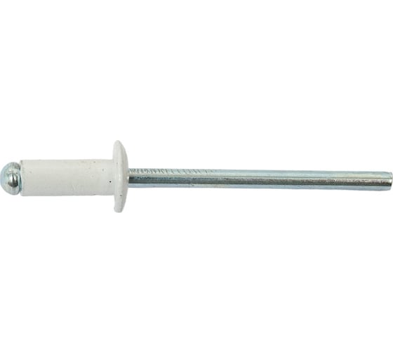 Крашенная заклепка КРЕП-КОМП алюм/сталь 4х10 RAL9003 1000 шт зк4109003