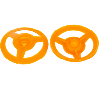Шайба для теплоизоляции Росдюбель рондоль, оранжевая, 100 шт. 16-0390