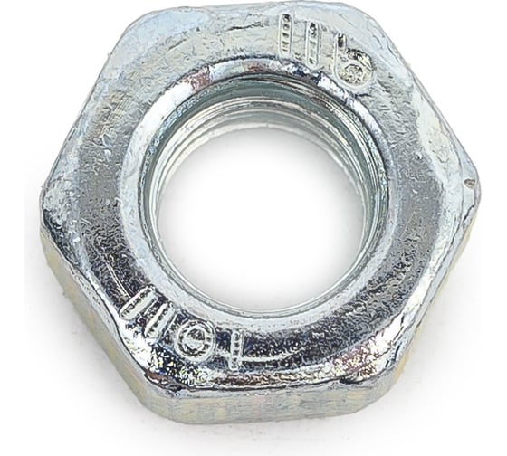 Гайка высокопрочная Insparion DIN 934 к.п.10, оцинкованная, M6, 10 шт С1-00001740