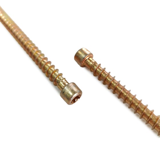 Шурупы Simpson Schmid Rapid FT CL 8.0x180/170, TX40, желтый цинк, полная резьба, цилиндр, 50 шт. 1131740801800001