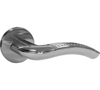Ручка раздельная Trodos 56 серия 06 slim, никель/хром 204602